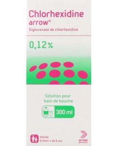 Chlorhexidine Arrow 0,12 % Solution pour Bain de Bouche 300ml