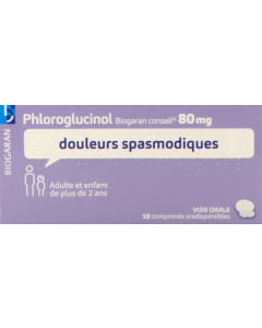 Biogaran Phloroglucinol 80mg Comprimés Orodispersibles x10