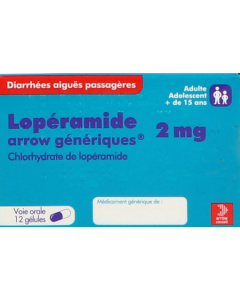 Loperamide Arrow Conseil 2mg Gelule 12