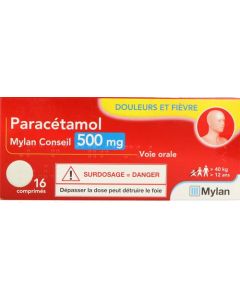 Viatris Paracétamol 500mg 16 comprimés