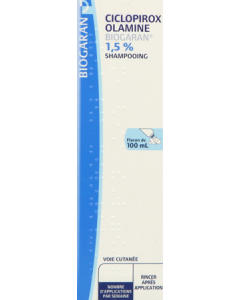 Biogaran Ciclopirox Olamine 1.5% Shampooing 100ml