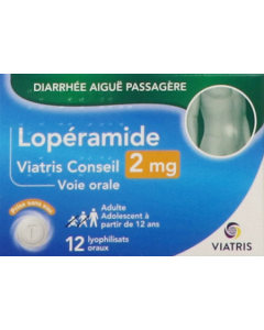 Loperamide Viatris Conseil 2mg Lyophilisat Oral 12