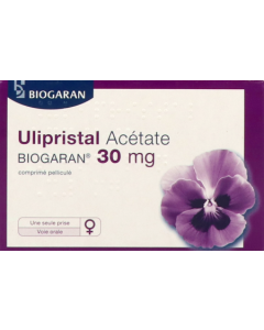 Biogaran Ulipristal Acétate 30mg Comprimé Pelliculé x1