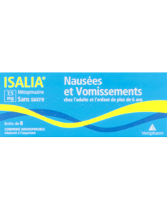 Isalia 7mg5 Sans Sucre Comprimés Orodispersibles x8