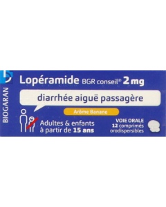 Biogaran Loperamide 2mg Comprime Orodispersible 12