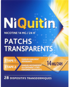 Niquitin 14mg/24heures Dispositifs Transdermiques En Sachet x28