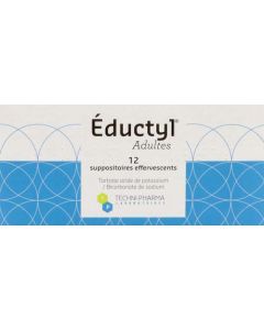 Eductyl Adultes Suppositoires x12