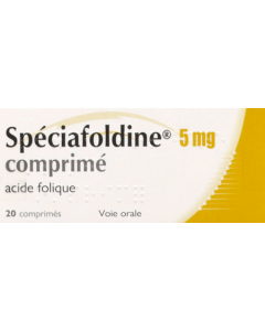 Speciafoldine 5mg Comprimés x20