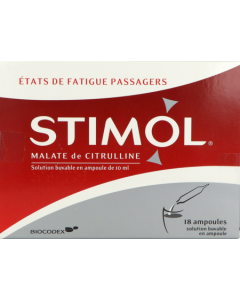 Stimol 1g/10ml Solution Buvable Ampoules 10ml x18