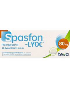 Spasfon Lyoc 80mg Lyophilisat Oral x10