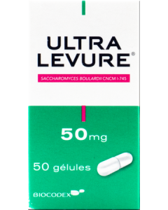 Ultra Levure 50mg Gelule 50