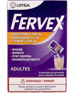 Fervex État Grippal Adultes Granulés 8 sachets