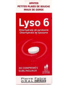LYSO6 30 comprimés sublinguaux