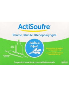 ActiSoufre 30 ampoules