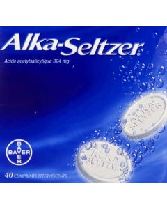 Alka Seltzer 324 mg Comprimés Effervescent x40