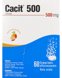 Cacit 500mg Comprimés Effervescents x60