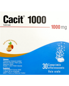 Cacit 1000mg Comprimés Effervescents x30