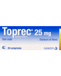 Toprec 25mg Comprimés x20