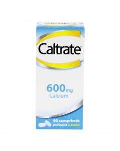Caltrate 600 mg Calcium 60 comprimés pelliculés