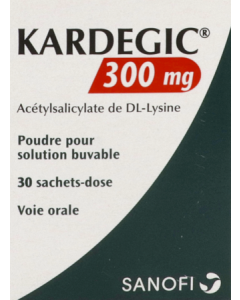 Kardegic 300mg Poudre Pour Solution Buvable Sachets x30