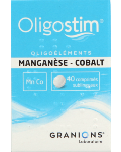 Oligostim Manganese Cobalt Comprime Sublingual 40