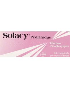 Solacy Pédiatrique Affections Rhinopharyngées 60 comprimés