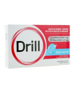 Drill sans sucre 24 pastilles à sucer