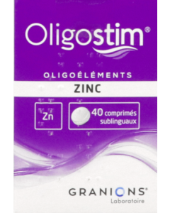 Oligostim Zinc Comprime Sublingual 40