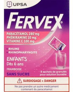 Fervex État Grippal Enfants Granulés 8 sachets