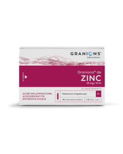 Granions De Zinc 15Mg/2Ml 30 Ampoules