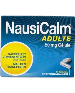 NausiCalm Adultes 50mg 14 gélules