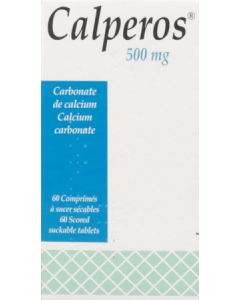 Calperos 500mg Comprimé à Sucer Sécable x60