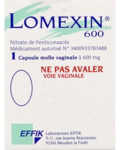 Lomexin 600 mg capsule vaginale - 1 capsule