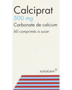 Calciprat 500mg Comprimés à Sucer x60