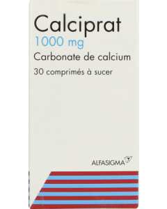 Calciprat 1000mg Comprimés à Sucer x30