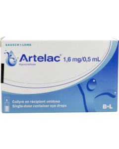 Artelac 1mg6/0ml5 Collyre Unidose x60