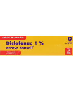 Diclofenac Arrow Conseil 1% Gel 50g