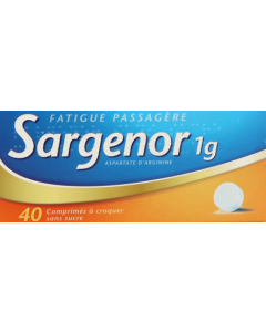 Sargenor Sans Sucre 1g Comprime a Croquer 40
