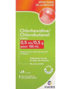 Viatris Chlorhexidine/Chlorobutanol 0,5ml/0,5g 200ml