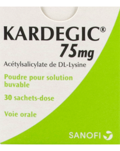 Kardegic 75mg Poudre Pour Solution Buvable Sachets x30
