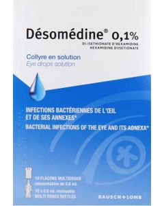 Désomédine 0,1% Collyre Antiseptique 10 multidoses