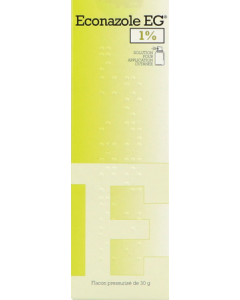 Eg Econazole 1% Solution Pour Application Cutanée 30g