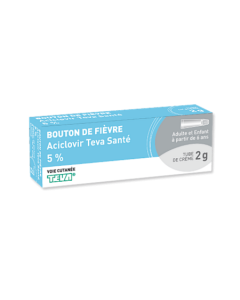 Teva Sante Aciclovir 5% Crème 2g