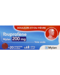 Ibuprofene Viatris 200mg Comprime 20
