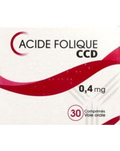 Acide Folique CCD 0mg4 Comprimés x30