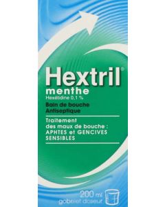 Hextril Menthe 0.1% Bain de Bouche 200ml