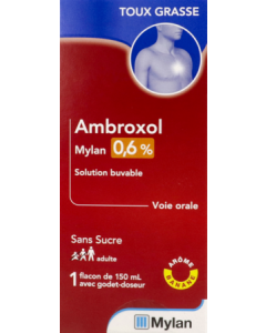 Viatris Ambroxol 0.6% Solution Buvable 150ml