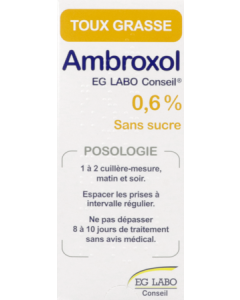 Eg Labo Conseil Ambroxol 0.6% Solution Buvable 150ml