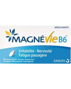 Magnévie B6 Magnésium 100mg/10mg 60 comprimés
