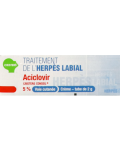 Cristers Aciclovir 5% Crème 2g
